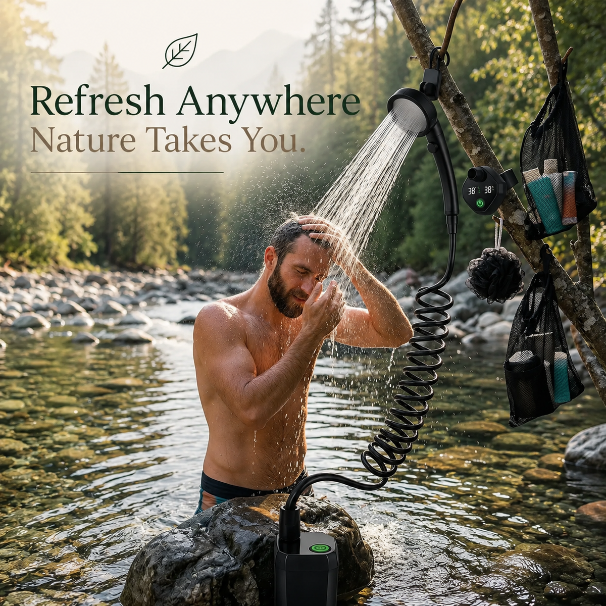 AquaGo™ - Outdoor Shower System 2.0