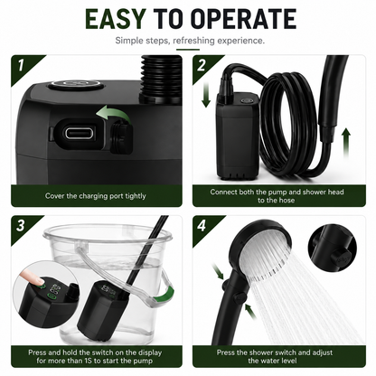AquaGo™ - Outdoor Shower System 2.0