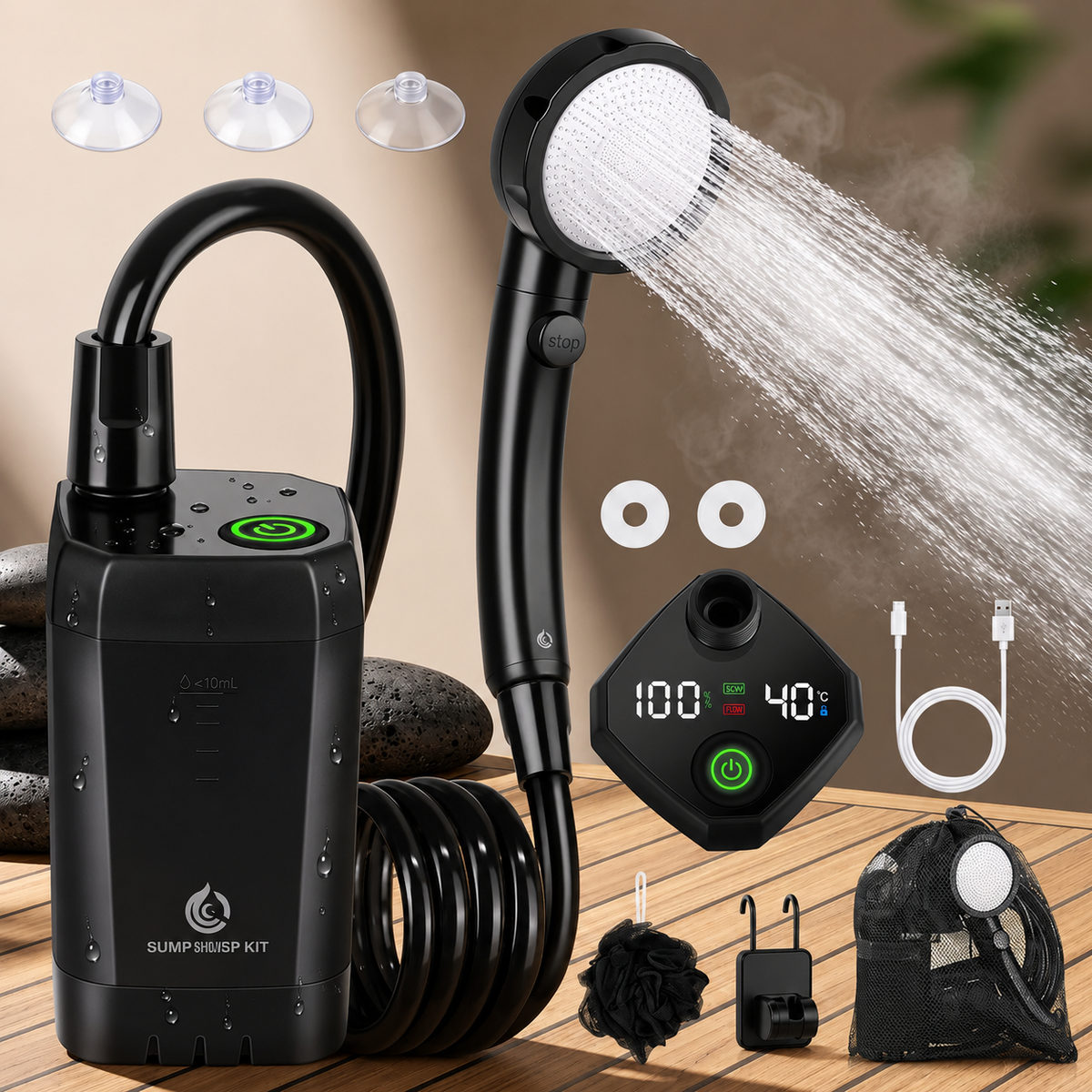 AquaGo™ - Outdoor Shower System 2.0